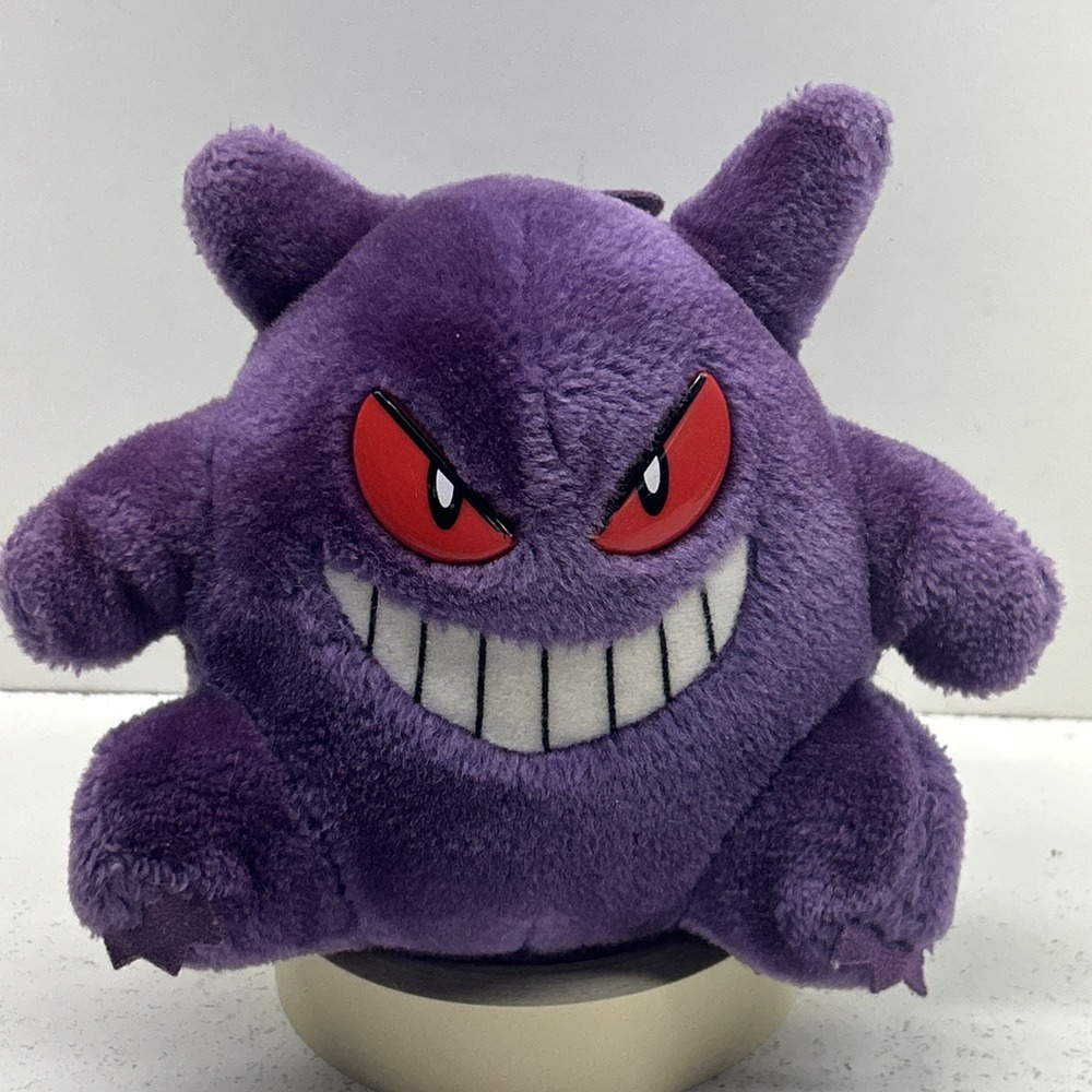 1998 Vintage Nintendo Hasbro GAME FREAK Pokemon Gengar PLush VERY RARE
